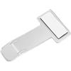 Opilroyn Clip porta biglietti di parcheggio per auto, 7 x 4 x 1,9 cm, clip per biglietti di parcheggio, 3 g, porta biglietti per parabrezza auto, trasparente, clip per biglietti per parabrezza con nastro