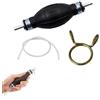 ArmastusePompa Trasferimento Manuale Liquido,Pompa Olio Manuale 10 mm Adescatore Pompetta Gasolio Carburante Sifone con Pipetta Professionale da Idraulico