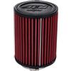 AEM 21-2036DK Filtro aria universale DryFlow: rotondo dritto; diametro interno flangia 76 mm; altezza 165 mm; base 127 mm; parte superiore 127 mm