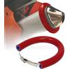 BIUGERCN Collare Protezione Scarico Moto 33-52 cm Regolabile per Pit Bike, Rosso | Protezione Regolabile per Marmitta, Uso Motocross, Supermoto, Enduro e Rally, per Pit Bike e Dirt Bike