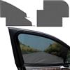 GYHRLG Tendine Parasole Auto per Ford Fiesta MK7 2011-2017, Tende Oscuranti Vetri Auto Tendine Parasole per Finestrino Laterale Anti Zanzara Anti UV