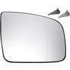 A ABSOPRO Specchio Retrovisore Destro Riscaldato Per Mercedes Viano 10-20 | Vetro Reale, Bianco, Asferico Riscaldato, 22.2cm, OE A0028114233/A6398100719, 1 Pezzo, Per Mercedes VITO 11-14.