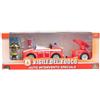 Giochi Preziosi Vigili Del Fuoco - Auto Dei Vigili Del Fuoco Con Livrea Originale A Ruota Libera, Rimorchio E Pompiere Da 7 Cm Con Accessori Da Equipaggiamento, Per Bambini A Partire Dai 4 Anni