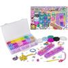 BANDAI Rainbow Loom Mega Creativity Kit - 6000 elastici e 400 perline | Kit creativo completo con telaio e accessori per realizzare braccialetti, portachiavi e creazioni colorate - CD0240