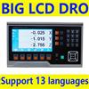 YQLILGEN GRANDE LCD DRO 2 3 4 5 assi 13 lingue Metallo Ferro Shell Lettura digitale YH800-2P YH800-3P YH800-4P YH800-5P