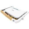 Cecotec Rock'Ngrill 1300 Grill Elettrico a Legna. Potenza 1300W, Design Bianco, Rivestimento Rockstone