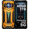 DOOGEE S200 Ultra 5G Telefono Rugged 48GB+1TB Display 6.72'' 120Hz Batteria 11000mAh 66W NFC Dimensity 7400 Smartphone Android 15