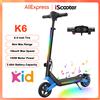 SwiftWind Monopattino Elettrico per Bambini K6 6.5'' con Motore 150W, Batteria 21.6V2.6Ah, Autonomia 7-9km, 3 Velocità, Bluetooth, Luci LED, Pieghevole