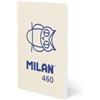 MILAN Taccuino A5 cucita, carta a righe, 24 fogli da 95 g/m², collezione 460since 1918, beige
