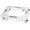 Xavax - Base con piedi regolabili e ruote per lavatrice, asciugatrice, frigorifero, portata 150 kg
