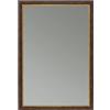 CLAMARO Ulrich, specchio da parete anticato, 70 x 160 cm, con cornice | marrone oro | Shabby Chic Vintage Barocco Specchio con cornice in legno | Specchio barocco con gancio in metallo e materiale di
