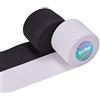 BENECREAT Banda Elastica 60mm x 4.5m (Bianco/Nero), Heavy Stretch Tessuto ad Alta Elasticità - Per Cucito Professionale e Progetti Creativi