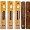 Aromasenses | Pack da 3 Scatoline di Incenso Biologico Ullas Frankincense + 1 Porta Incenso Aromasenses | Incenso 100% Naturale ed Ecologico | Aromaterapia con Erbe Naturali | 25 g x 3 = 45 g