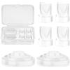 MilkFlow Valvola a Becco d'Anatra & Diaframma in Silicone Parti di Ricambio Compatibili con Tiralatte Portatile Momcozy M5 - Silicone Alimentare Senza BPA Accessori (Confezione da 6: 4 Valvole + 2 Diaframmi)