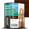 JOVIRA PINTURAS Vernice - Lasur protettiva satinato a base d'acqua. Protegge, decora e impreziosisce tutti i tipi di legno. (750 Millilitri, Castagno). D-24