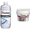 MAXMEYER kit Esterni Quarzo Rustico Grigio e Fissativo