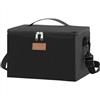 Lifewit Borsa Termica Porta Pranzo per Porta Pranzo, Borse Frigo Pranzo Ufficio, Lunch Bag per Cucina, Lavoro, Mare, Spiaggia, Barbecue, Viaggio, Picnic, Nero, 9L