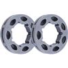 YhFiaS 2 pezzi 3/8 19mm pignone cerchio adatto for H 555 154 254 257 262 XP 455 460 R 50 51 55 parti motosega 18270