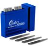 Quality Stays - Collare in metallo lungo 5,6 cm, confezione da 36