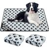 Chumix Traverse Cani 90x120 cm, 2 Pezzi Traversine Lavabili per Cani, uper Assorbenti, Antiscivolo, Impermeabili e Riutilizzabili, Tappetini Cane Puppy Pads per Cane, Gatti, Porcellini d'India