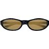 Balenciaga Occhiali da Sole BB0007S 010 Nero/Oro Unisex 59/18/135