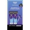 John Frieda Frizz Ease Set di ricci da sogno - Shampoo, 250 ml e balsamo, 250 ml - Tipo di capelli: ondulati, ricci, frizzy, nutrienti per ricci ben definiti