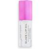 Revolution Beauty London Makeup Revolution, Olio Labbra Glaze, Olio Labbra Nutriente, Lust Clear, 4,6ml