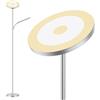 YICAIZI 42W Piantana Lampada Da Terra, 4000LM Luminoso Terra Dimmerabile LED Lampada da Terra Salotto con Lampada da Lettura, Telecomando e Touch Control, 2700K-6500K, Per Soggiorno Letto Ufficio