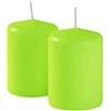 Cereria Di Giorgio Candela diametro 7 cm altezza 10 cm - Colore Verde Pop - Per operatori Horeca, eventi e decorazione della casa - Durata 55 ore - Cereria Di Giorgio