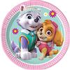 Procos 93492 - Piatti da festa Paw Patrol Skye Everest, misura 20 cm, 8 pezzi, piatti usa e getta in carta, per compleanno dei bambini, stoviglie per feste, FSC® Mix
