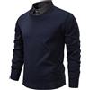 Vhersily Maglione Uomo con Scollo a V Maglioncino in Maglia di Cotone Maglioni Invernali Classico Pullover Uomini Maglie Lavoro Casual Stile Urbano Y2K Elegante per Lavoro Passeggiata e Matrimoni