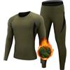 Vhersily 2025 Intimo Termico Uomo Tuta Termica Maglia Completo Set Pantaloni Termici Sci Abbigliamento Invernale Sportivo Morbido Comodi Sottile per Palestra Ciclismo Calcio Corsa Running Allenamento