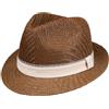 bugatti Cappello di Paglia Revik Trilby Uomo - da Sole Estivo Giardiniere Primavera/Estate Primavera Estate - XL (60-61 cm) Marrone