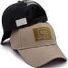 Generic Berretto da baseball Cappellini da pesca Tiro Sport Personalità Outdoor Caccia Jungle Cappello Regolabile Ricamato Caps, Nero e cachi, Taglia unica