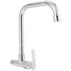 TOPINCN Lavello da cucina rubinetto famiglia G1 2in singolo acqua fredda rubinetto della cucina 7 forma rubinetto a parete senza tubo