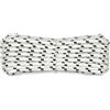 Corderie Italiane 006000464 Treccia mare multiuso giardino e fai da te, stabilizzato ai raggi U.V. resistente a intemperie e agenti atmosferici, 8 mm, 10 mt, colore bianco con spia blu