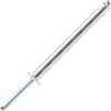 JIANDAXIN Rivesti rivetti ciechi in alluminio extra-lunghi, testa bombata, asta in acciaio - DIN 7337 A - Per lamiere spesse (Ø6,0x50mm - 30 pezzi)