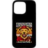 Firefighter Mom Lover Firefighting Custodia per iPhone 15 Pro Max Pompiere Golden Mom coraggioso e soffice cane