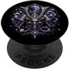 Darktistic Design Casco samurai fiori di luna fantasy art design PopSockets PopGrip Adesivo