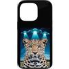 Leopard Party Decorations Leopard Access Custodia per iPhone 13 Pro Leopard Print Stuff Leopard Alien UFO Strano Donna Leopardo