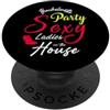 Vows and Vibes Custom Grafica elegante per damigelle d'onore PopSockets PopGrip Adesivo