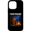 Funny Papa Bear Father Day Camper Campfi Custodia per iPhone 14 Pro Max S´More Problems Orso da campeggio divertente Falò