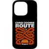 Funny Corgi Route Dog Lover Custodia per iPhone 14 Pro Corgi Zoomie Route Mappato Cane Proprietario Umorismo