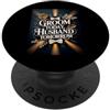 Groom To Be Wedding For Groomsman Weddin Sposo Oggi Marito Domani Groomsman Fidanzamento per lo sposo PopSockets PopGrip Adesivo