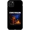 Funny Papa Bear Father Day Camper Campfi Custodia per iPhone 11 Pro Max S´More Problems Orso da campeggio divertente Falò