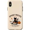 Spooky Biscuit Bakery Custodia per iPhone X/XS Spooky Biscuit Bakery Black Cat Baking Humor Mood
