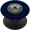 Belle Epoche Bugs Vintage Bumblebee Art Nouveau Floreale PopSockets PopGrip Adesivo