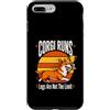 Running Corgi Dog Lover Fun Custodia per iPhone 7 Plus/8 Plus Corgi Runs Le gambe non sono il limite