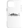Skyline-City-Vacation-Travel Accessory G Custodia per iPhone 16 Pro Max Cardiogram Skyline Italia Milano