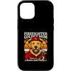 Firefighter Mom Lover Firefighting Custodia per iPhone 12/12 Pro Pompiere Golden Mom coraggioso e soffice cane